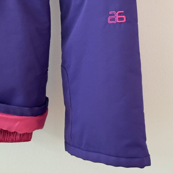 Arctix Girls Youth Insulated Snow Bib Overalls - Snow Suit 3K - Purple - M - Picture 7 of 8